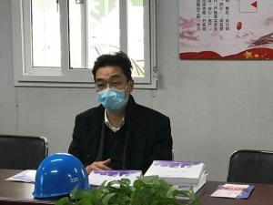 市建設局黨委書記,、局長戴健赴房總集團市北32#地塊視察復工復產(chǎn)安